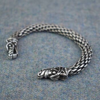 Bracelet Viking Tête de Loup Chunky - Loup 2 1