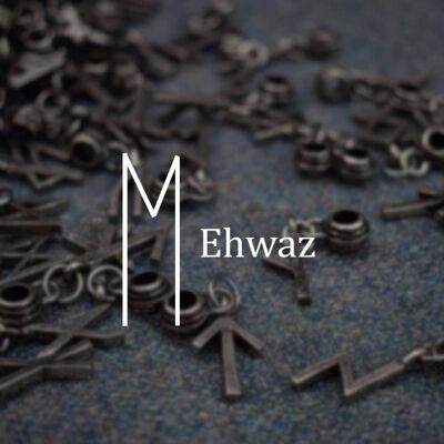 Ras de cou de rune viking d'Ehwaz