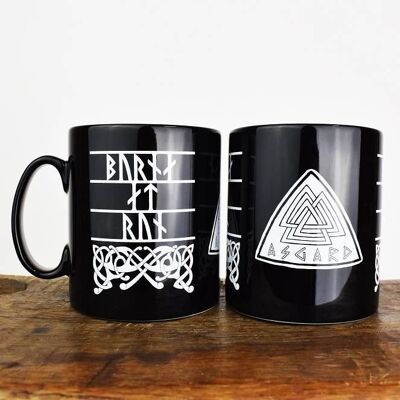 Né pour Rune Viking Mug