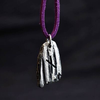 Pendentif alphabet écossais Muin Ogham