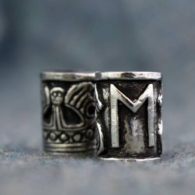 Viking rune bead : ehwaz