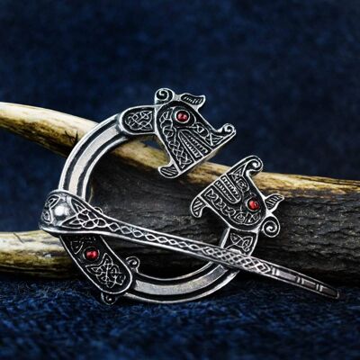Replica St Ninian's Hoard Pictish Penannular - Red