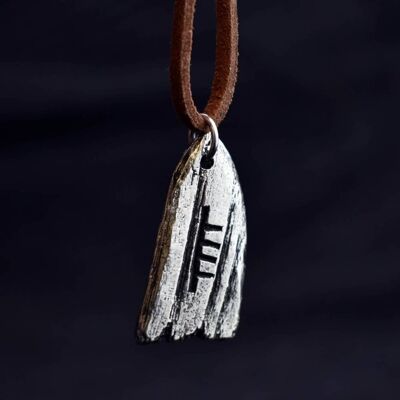 Sail Ogham Scottish Alphabet Pendant