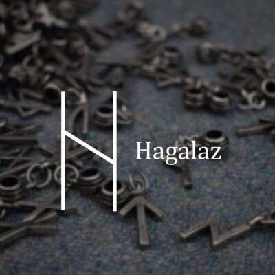 Hagalaz Viking Rune Choker