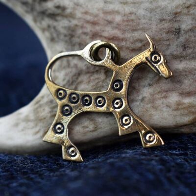 Bronze Viking Age Replica Novgorod Horse Pendant