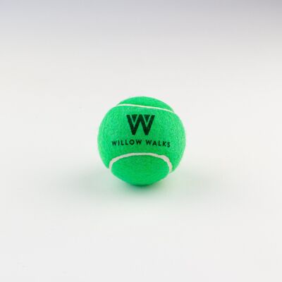Willow Walks tennis ball in bright green