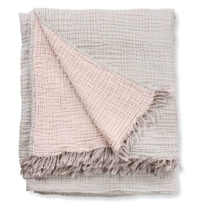 Shell Crinkle Cotton Throw - Large