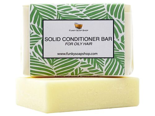 Solid Conditioner Bar For Oily Hair, 1 Bar Of 95g