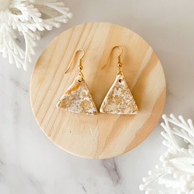 Christmas Triangle - White