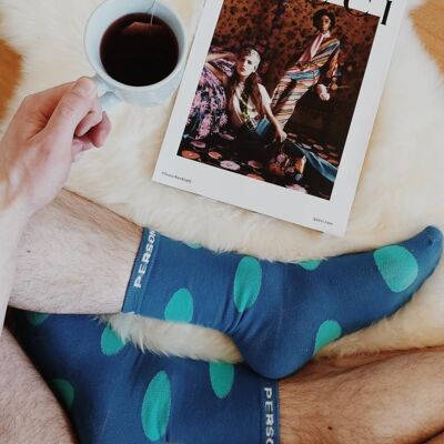 Our "I Just Blue You Away" socks