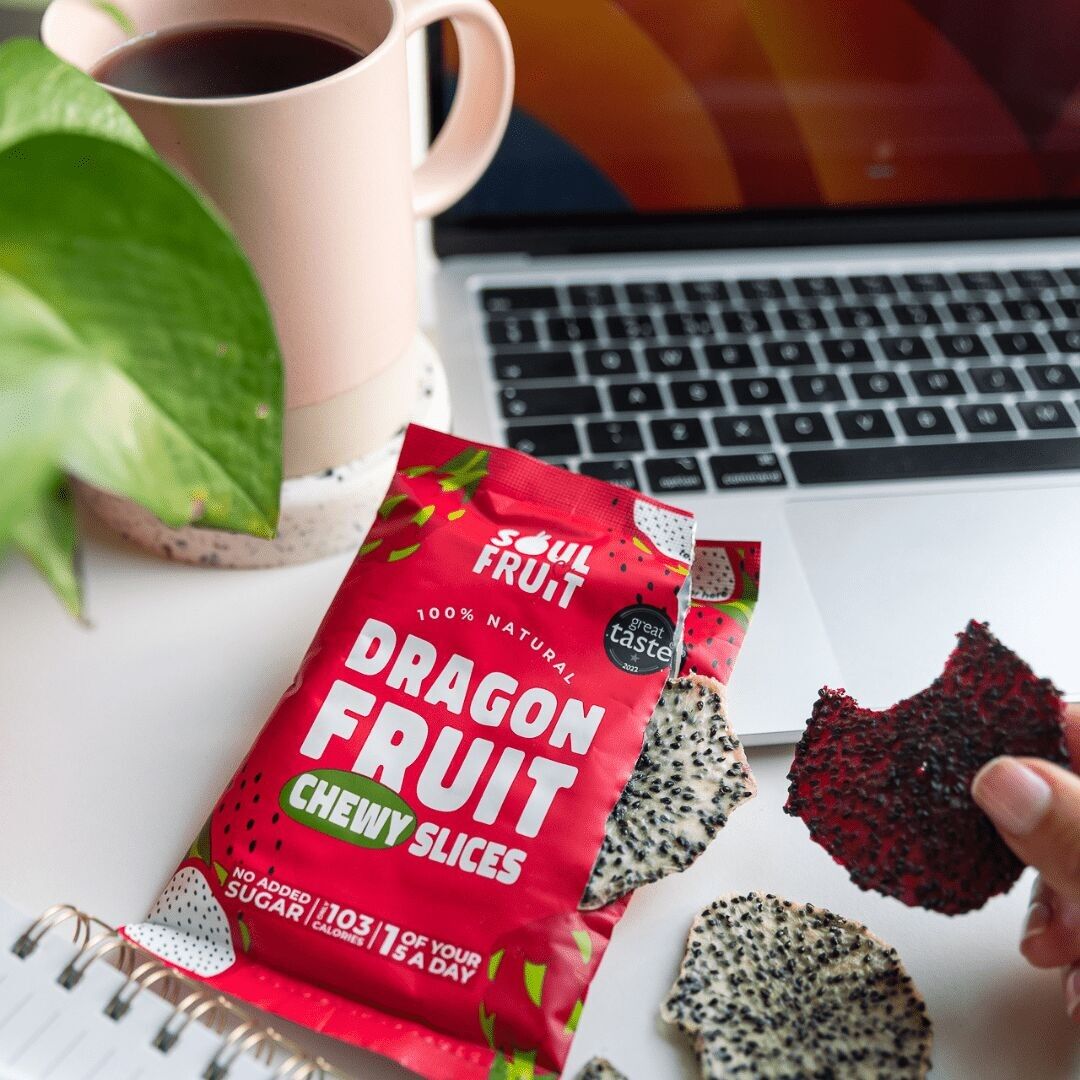 Soft Dried Dragon Fruit - 10 x 30g