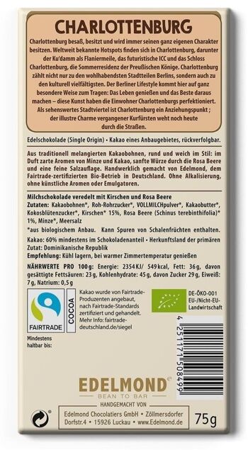Charlottenburg Fairtrade & Organic District Chocolate Berlin 4