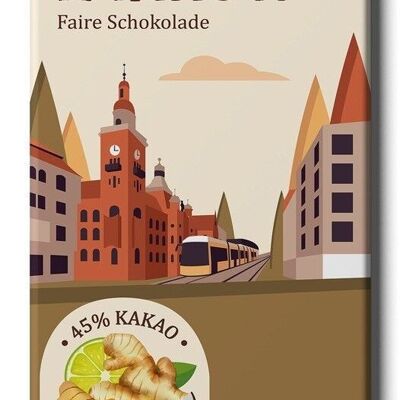 Chocolate del distrito de Pankow Berlín, orgánico