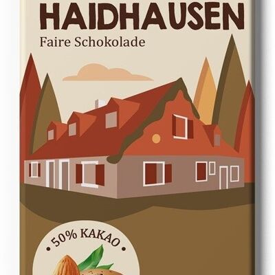 Au-Haidhausen Almond & Salt Blossom Fairtrade & Organic Chocolate