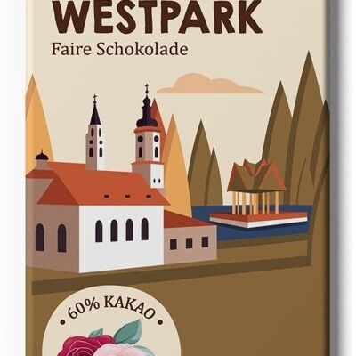 Westpark blumige Rosen Fairtrade & Bio Schokolade