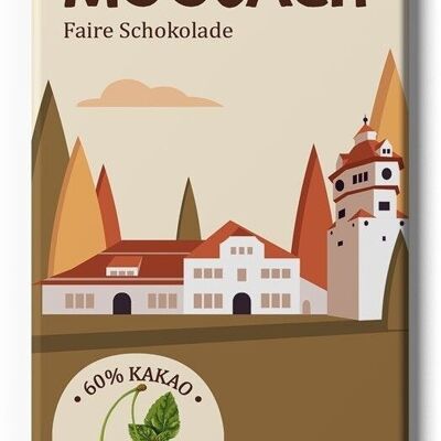 Moosach Kirsche, Minze, Beerenpfeffer Fairtrade & Bio Schokolade