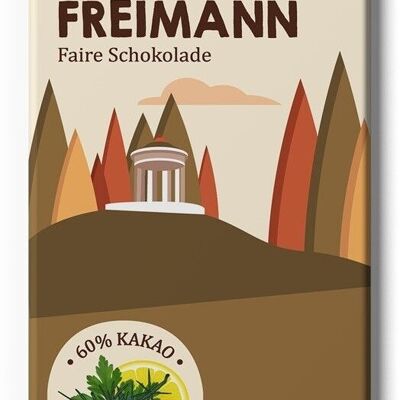 Schwabing Freimann Lime Mint Fairtrade & Organic Chocolate