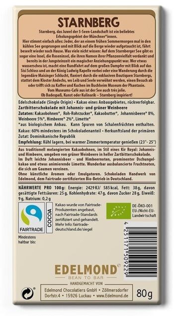 Chocolat équitable et biologique Starnberg 5