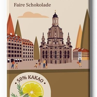 Dresde Fairtrade y chocolate orgánico de la ciudad