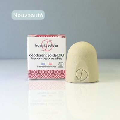 Solid deodorant for sensitive skin