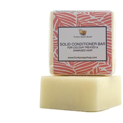 Solid Conditioner Bar For Colour Treated & Damaged Hair, Travel Size 1 Bar of 65g