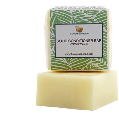 Solid Conditioner Bar For Oily Hair, Travel Size 1 Bar Of 65g