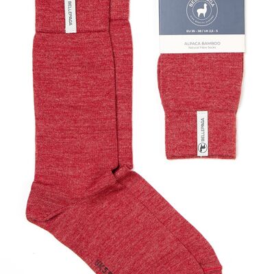 Chaussettes Inca Classique Rouge