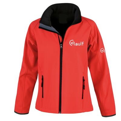 Women's Gaulf Softshell Jacket - L - Red