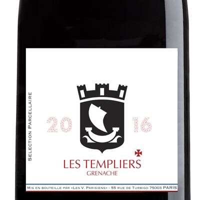 Les Templiers 2016 - Vin de France Rouge BIOLOGIQUE