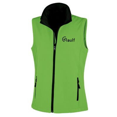 Women's Gaulf Softshell Gilet - 8 - Green