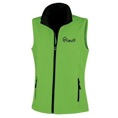 Women's Gaulf Softshell Gilet - 10 - Green