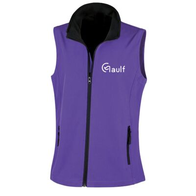 Women's Gaulf Softshell Gilet - 10 - Purple