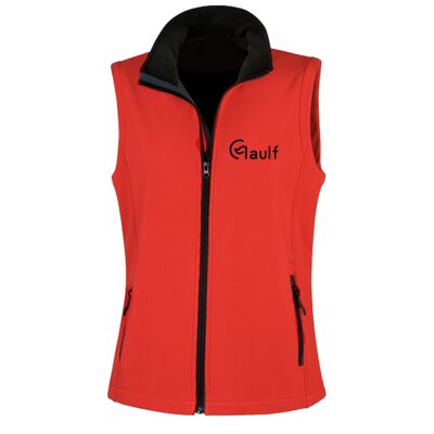 Women's Gaulf Softshell Gilet - 14 - Red