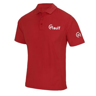 Gaulf Super Cool Polo - S - Fire Red