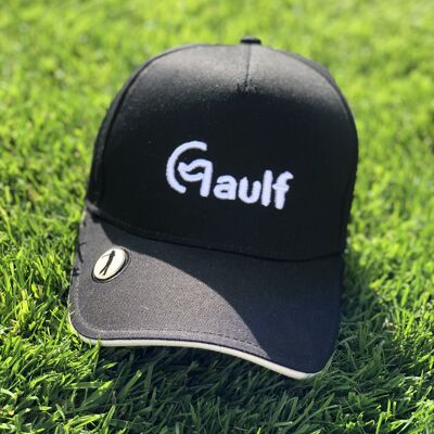 Ball Marker Gaulf Cap - Black