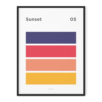 Sunset 05 Art Print - 30x40cm