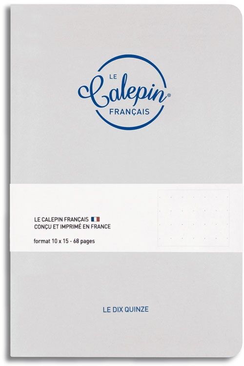 Carnet Cocorico blanc bleu 10x15cm