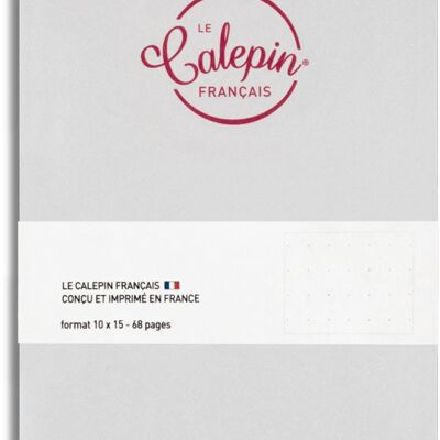 Carnet Cocorico blanc rouge 10x15cm