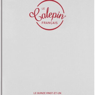 Cocorico notebook white red 15x21cm