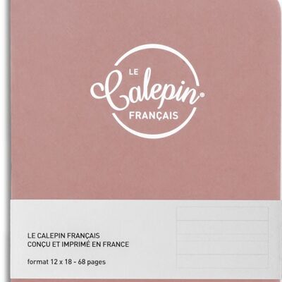 Pink old pink notebook 12x18cm