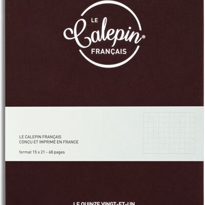 Carnet Pink lie de vin 15x21cm