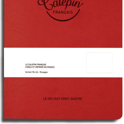 Les Croqueurs red notebook 18x24cm