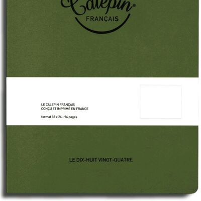 Notebook les Croqueurs green 18x24cm