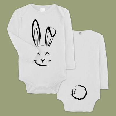Bunny baby bodysuit - Long sleeves