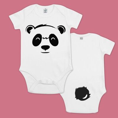 Panda baby bodysuit