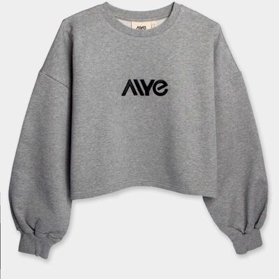 Aiyé Essential Sweatshirt Grau meliert