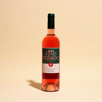 Más Vino Rosado. Spanish BIO Rosé Wine 75cl