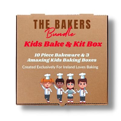The Bakers Bundle Kids Bakeware Set & Baking Box (Wholesale Case)