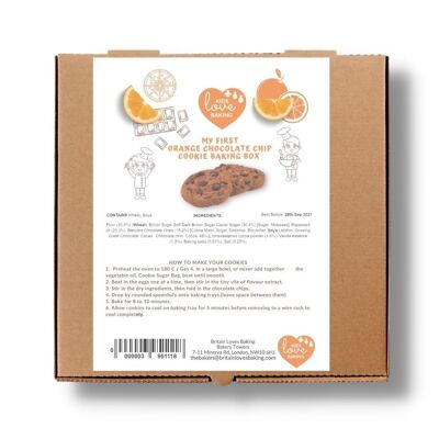 The Bakers Bundle  Orange Chocolate Chip Cookies Wholesale Case