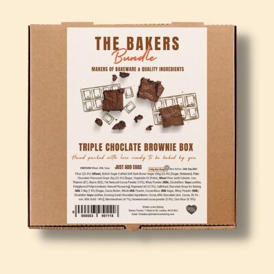The Bakers Bundle Triple Chocolate Brownie Bake Wholesale Case